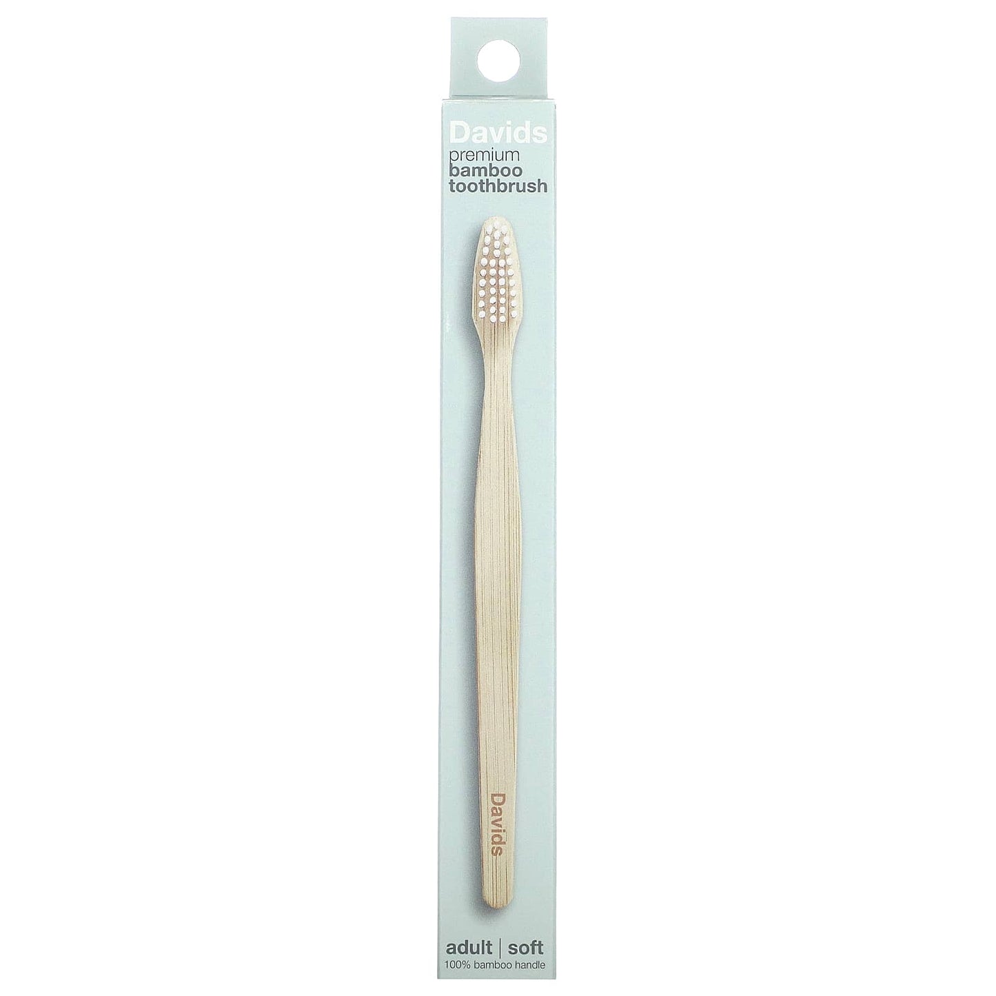 Bamboo Toothbrush for Adults, Soft Bristles, BPA-Free, Cruelty-Free - Image 1
