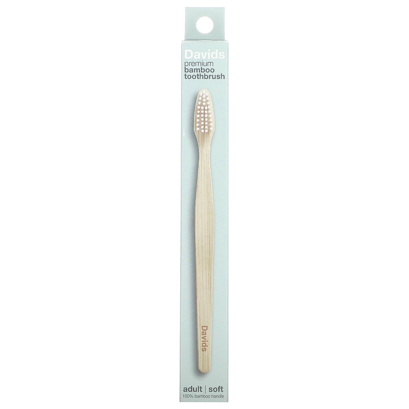 Bamboo Toothbrush for Adults, Soft Bristles, BPA-Free, Cruelty-Free - Image 1
