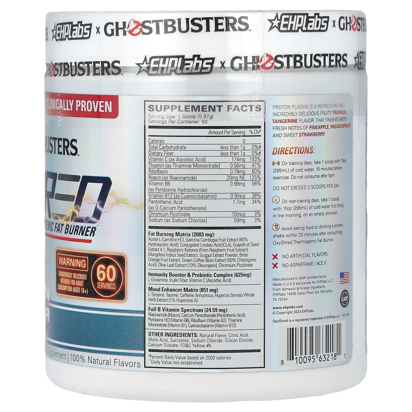 EHPlabs OxyShred Thermogenic Fat Burner - Boost Metabolism & Energy - Image 2