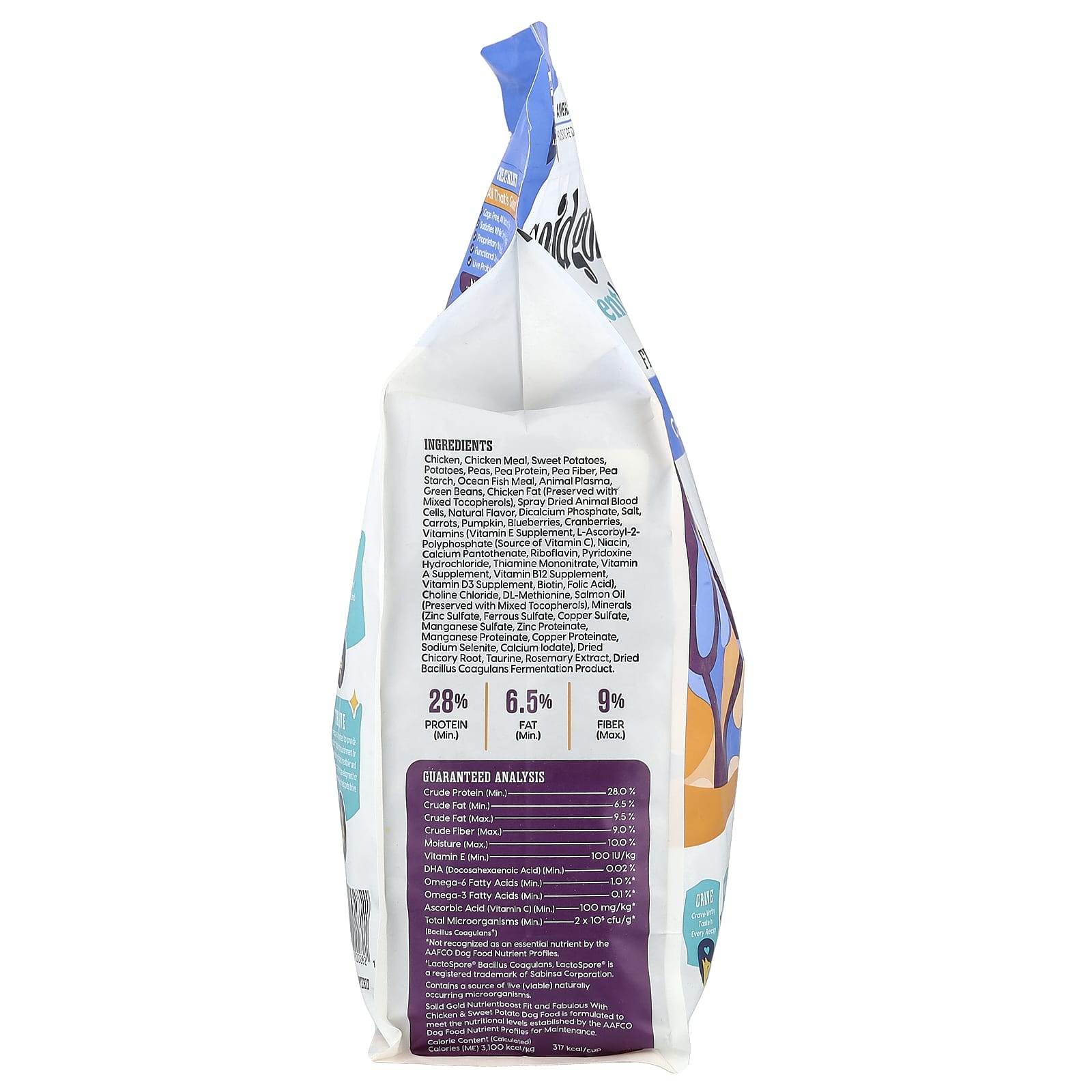 Solid Gold, Fit and Fabulous™ Weight Control, For Adult Dogs, Chicken & Sweet Potato, 3.75 lbs (1.7 kg) - Image 2