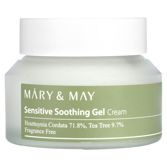 Mary & May, Sensitive Soothing Gel Cream, 2.46 oz (70 g) - Image 1