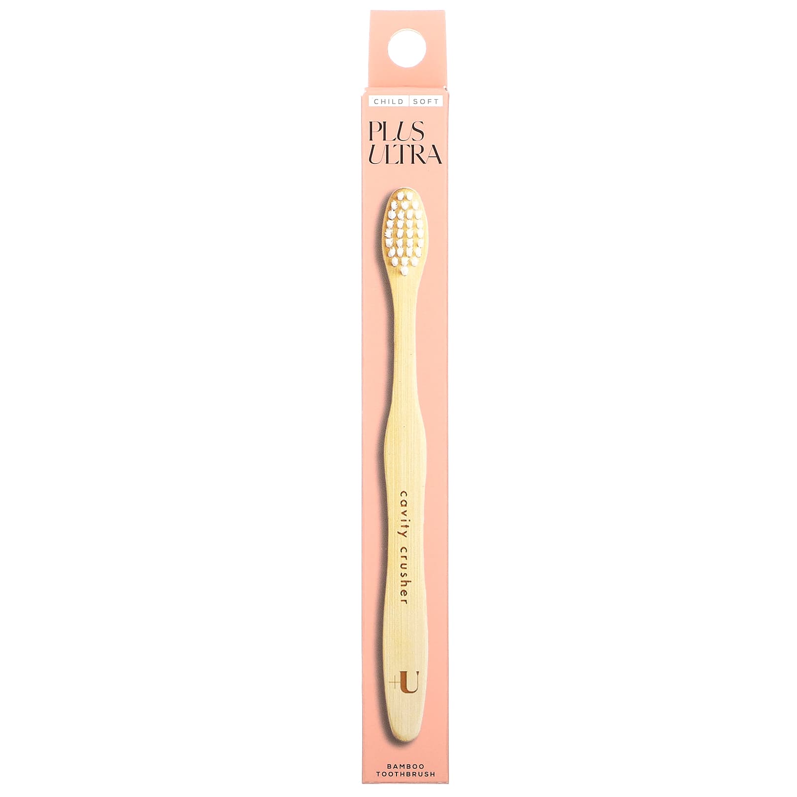 Plus Ultra, Bamboo Toothbrush, Cavity Crusher, Child, Soft, 1 Toothbrush - Image 1