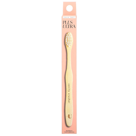 Plus Ultra, Bamboo Toothbrush, Cavity Crusher, Child, Soft, 1 Toothbrush - Image 1