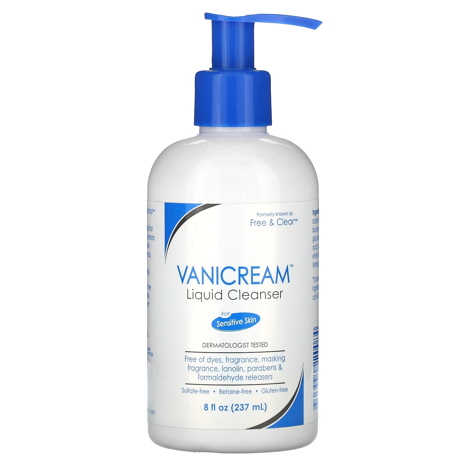 Vanicream, Liquid Cleanser, For Sensitive Skin, 8 fl oz (237 ml) - Image 1