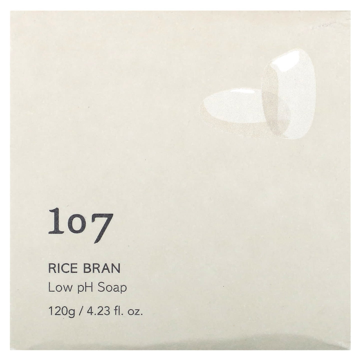 Low pH Rice Bran Soap Bar for Soft, Smooth Skin - 107 Beauty - Image 1