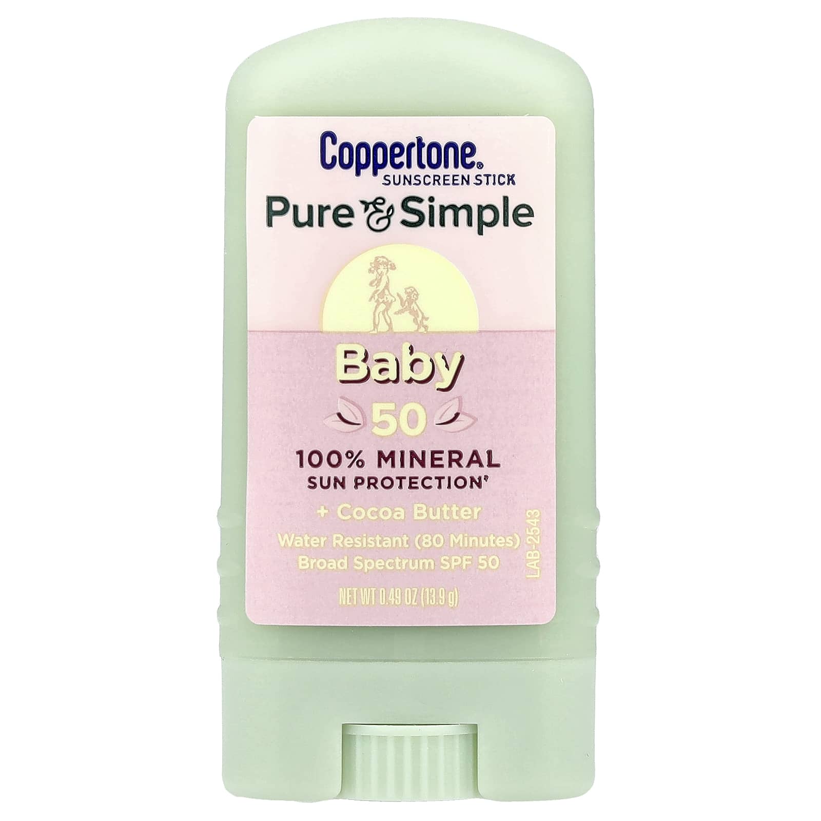 Coppertone SPF 50 Sunscreen Stick for Babies - Pure & Simple Protection - Image 1