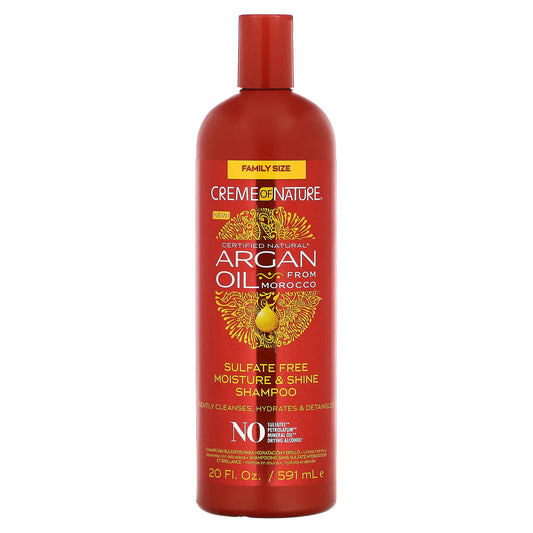 Sulfate Free Argan Oil Shampoo for Hydrated Hair - 20 fl oz - Image 1