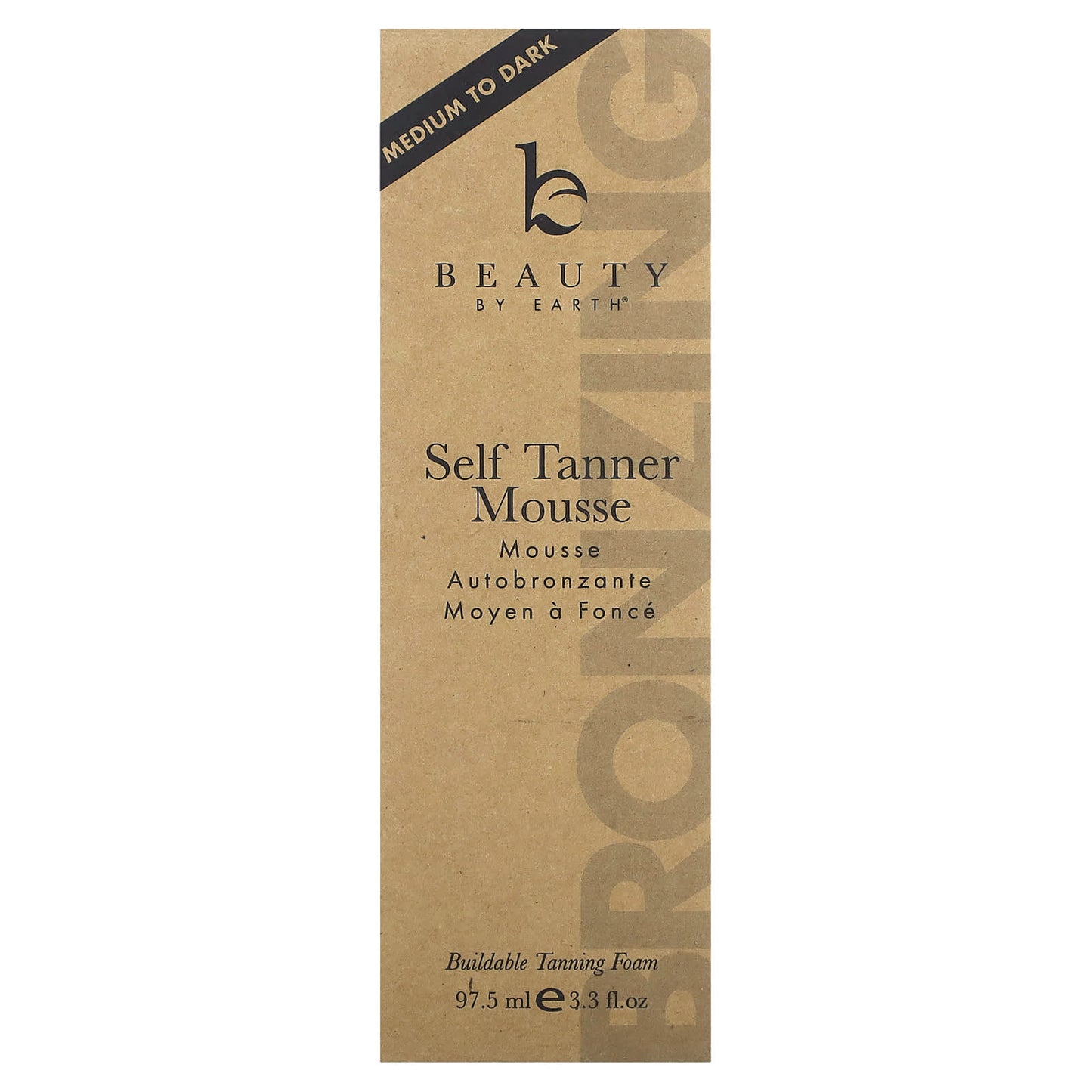 Beauty By Earth Self Tanner Mousse for Natural, Long-Lasting Glow - Image 2
