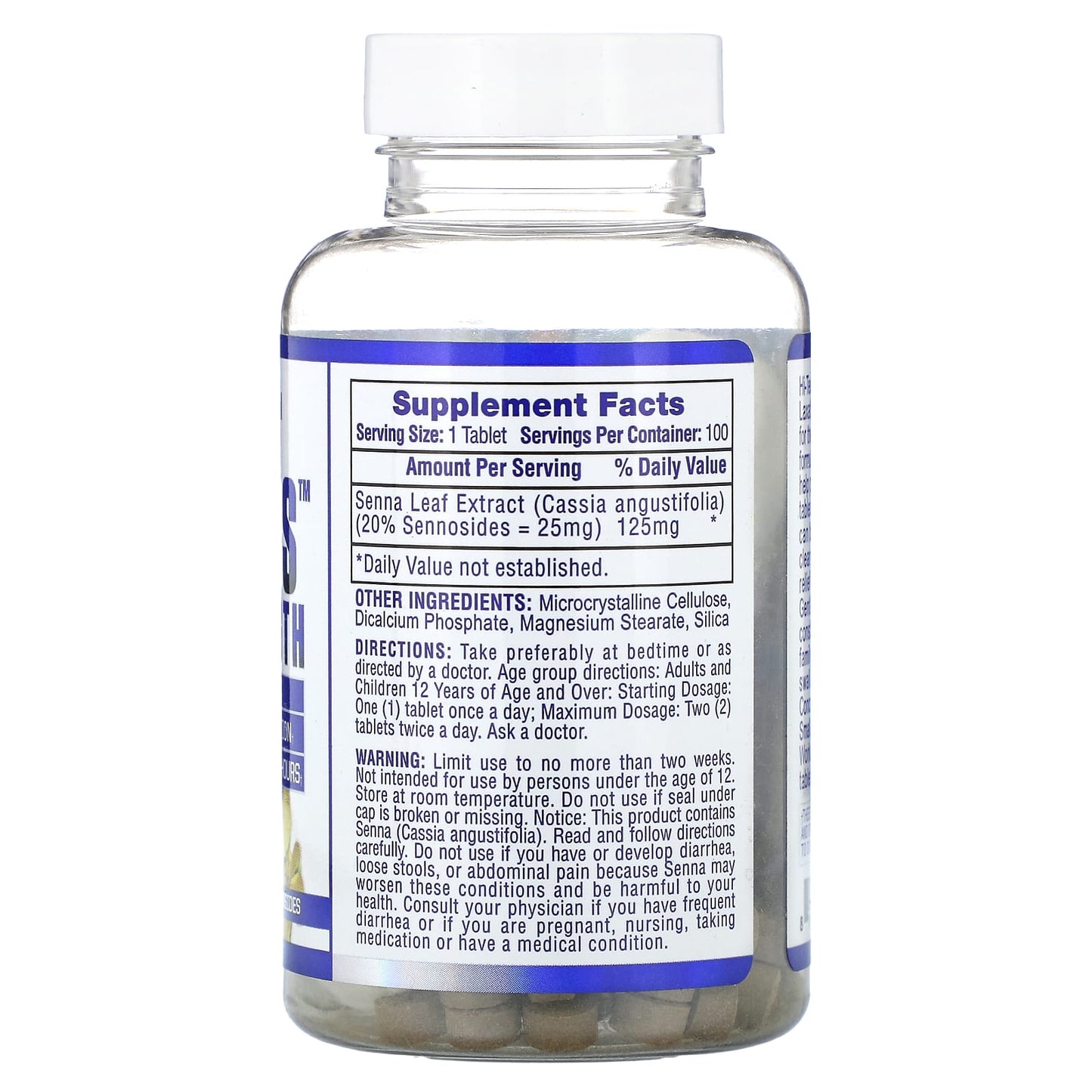 Extra Strength Senna XS Laxative for Occasional Constipation Relief - Image 2