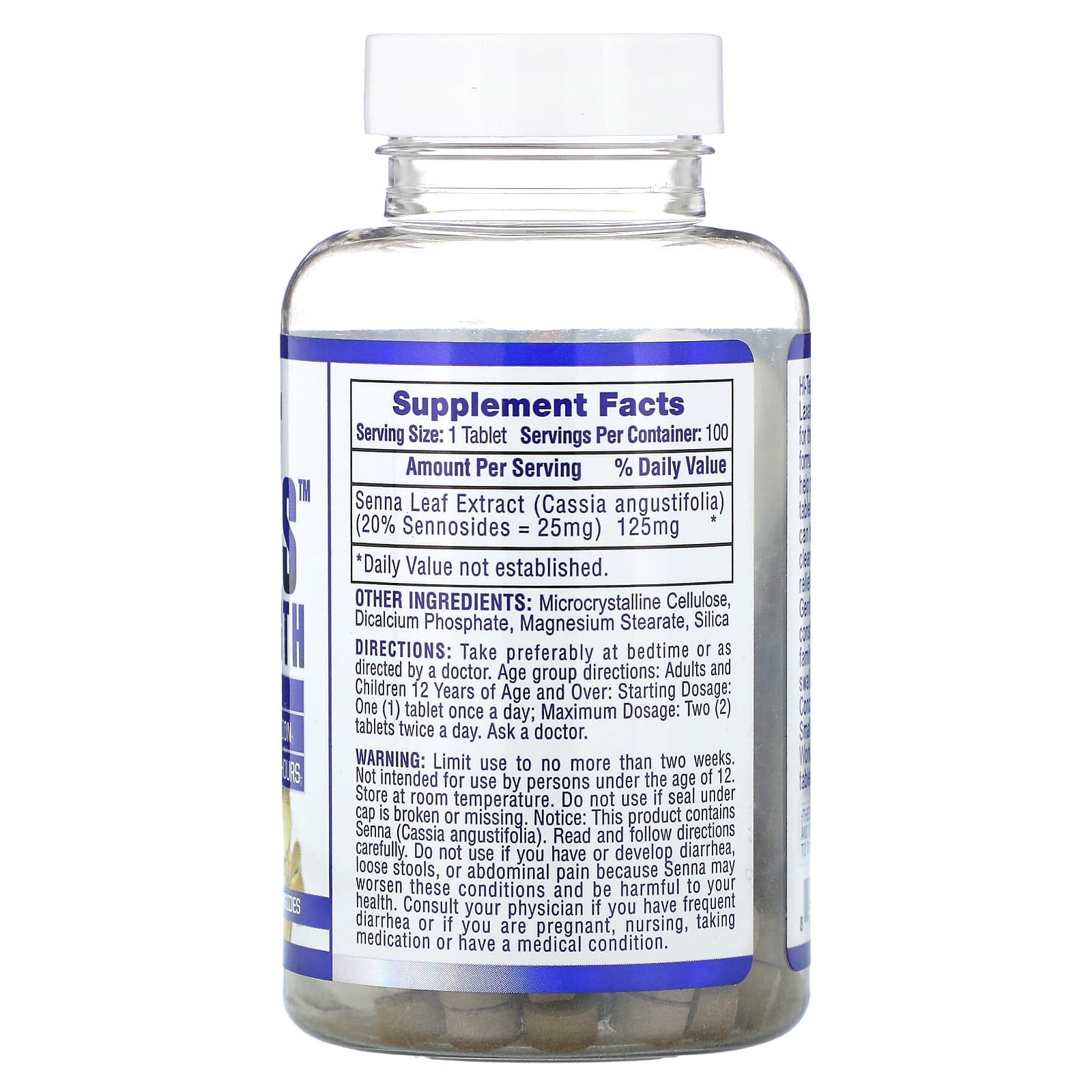 Extra Strength Senna XS Laxative for Occasional Constipation Relief - Image 2