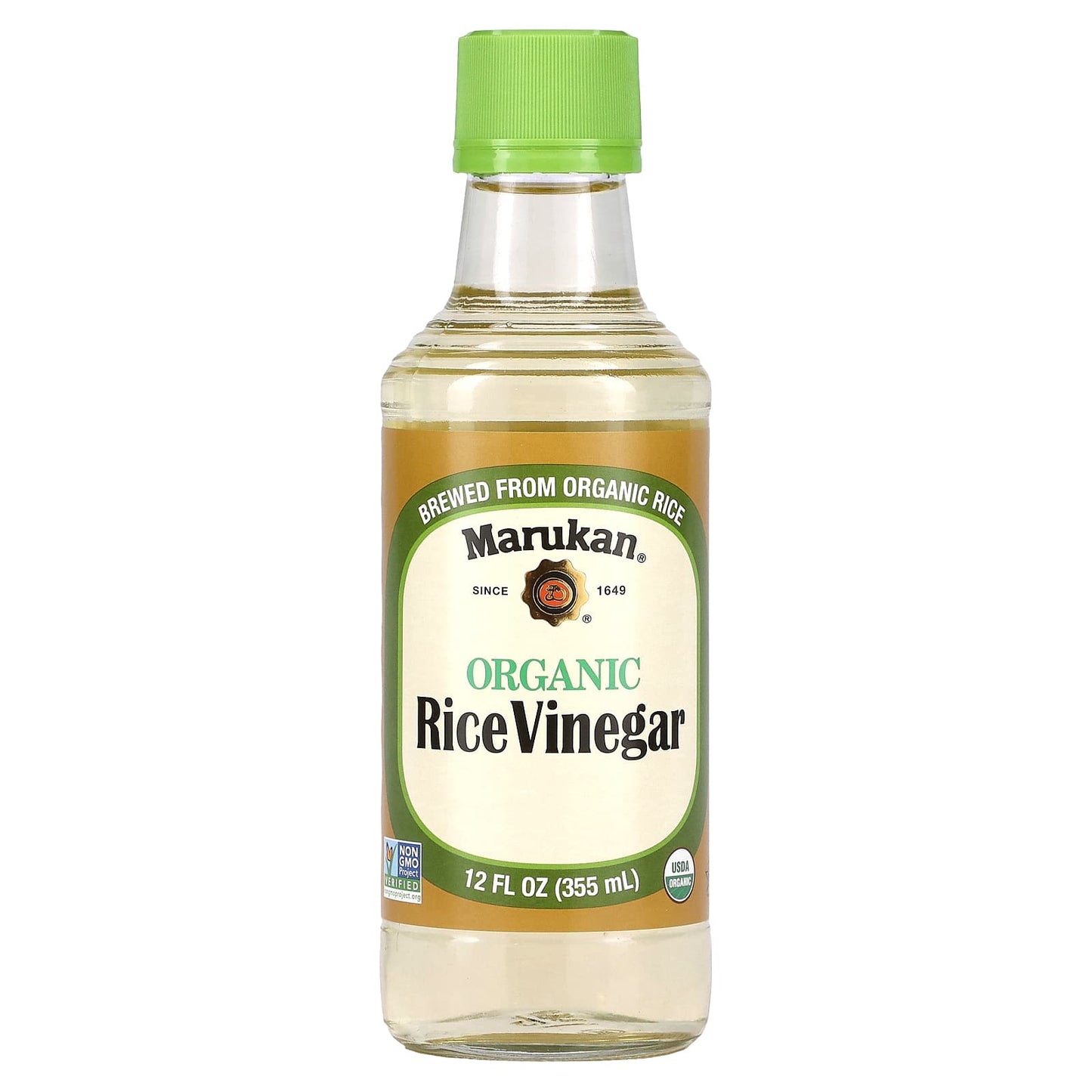 Marukan, Organic Rice Vinegar , 12 fl oz (355 ml) - Image 1