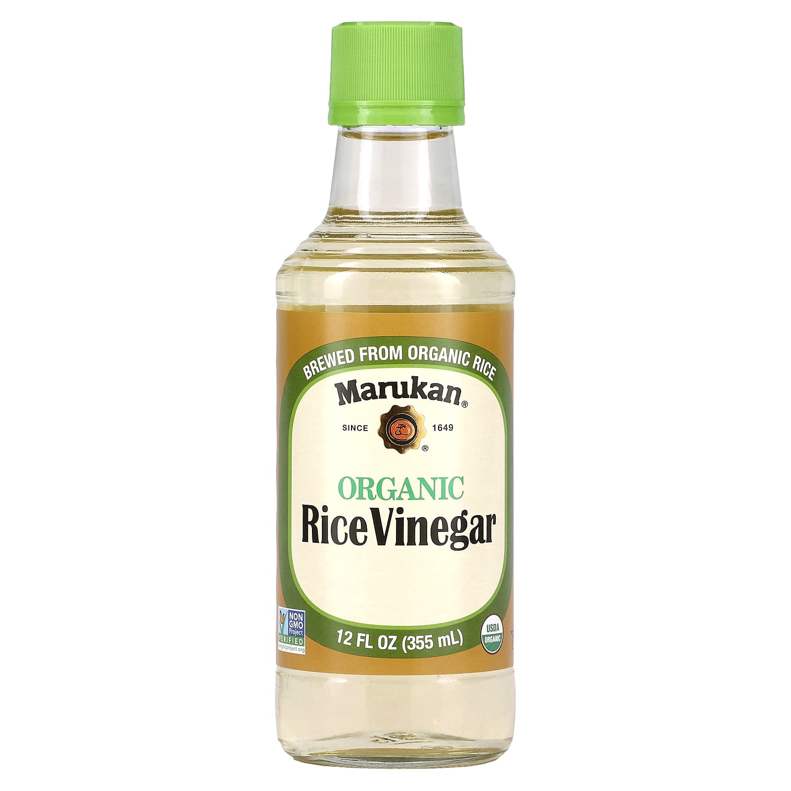 Marukan, Organic Rice Vinegar , 12 fl oz (355 ml) - Image 1