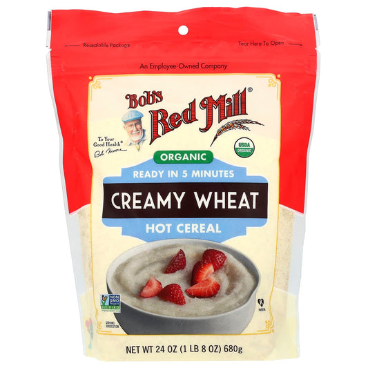 Organic Creamy Wheat Hot Cereal by Bob's Red Mill - 24 oz - Image 1