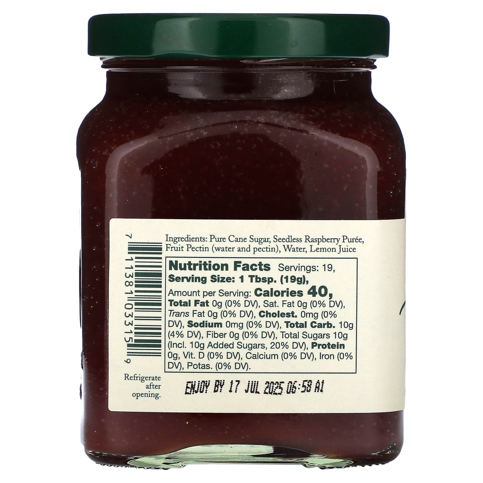Stonewall Kitchen, Seedless Raspberry Jam, 12.5 oz (354 g) - Image 2