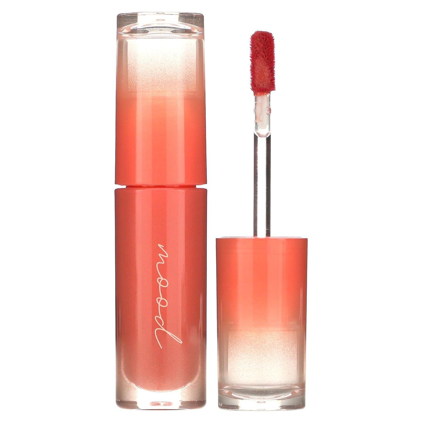 Peripera, Ink Mood Glowy Tint, 02 Coral Influencer, 0.14 oz (4 g) - Image 1