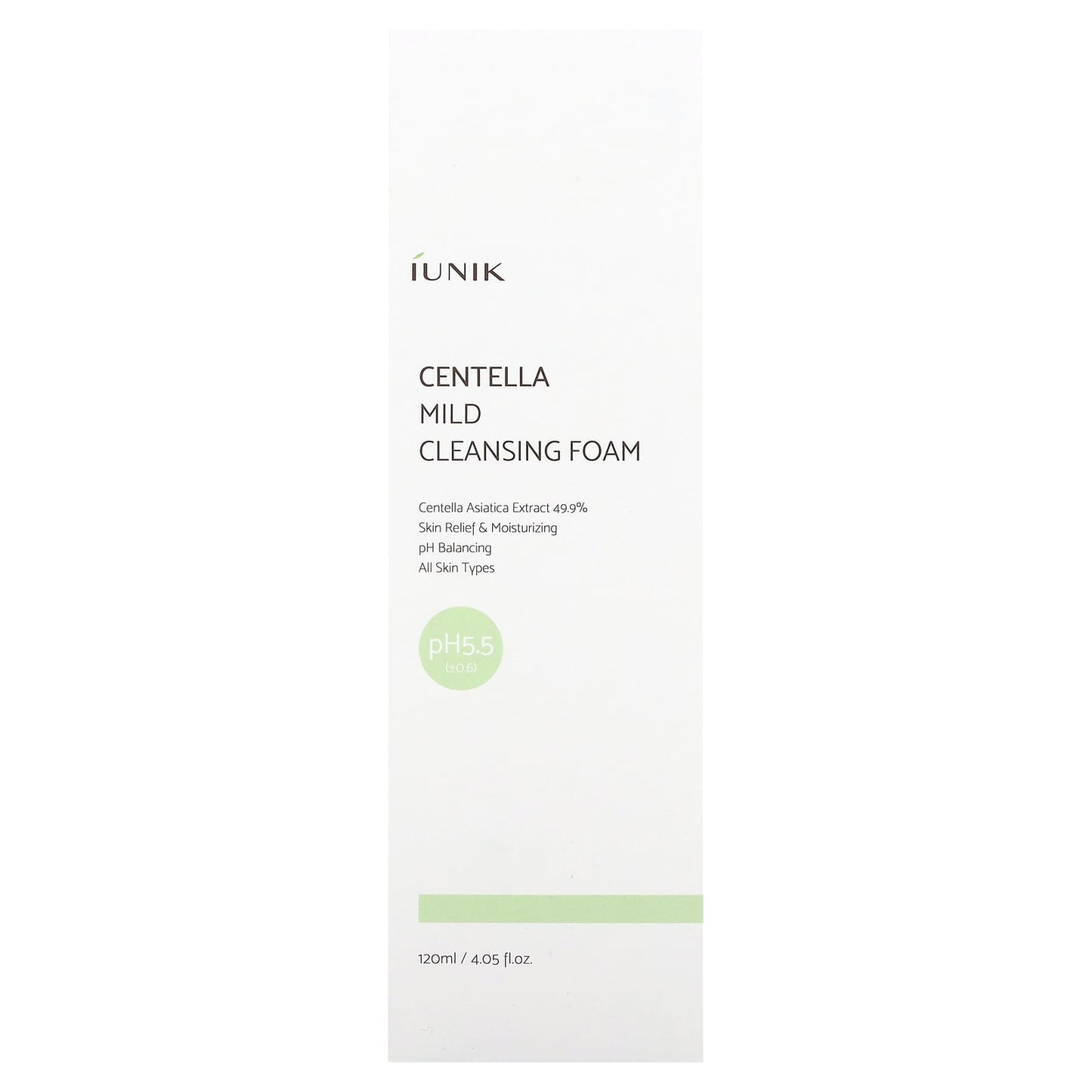 iUNIK Centella Mild Cleansing Foam for Balancing Skin pH - Image 2