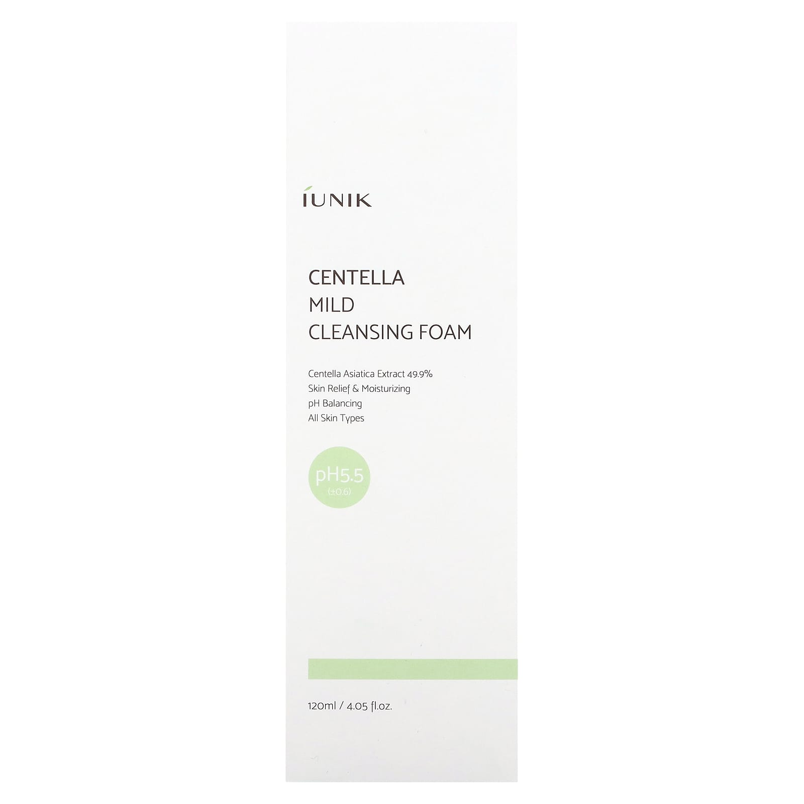 iUNIK Centella Mild Cleansing Foam for Balancing Skin pH - Image 2