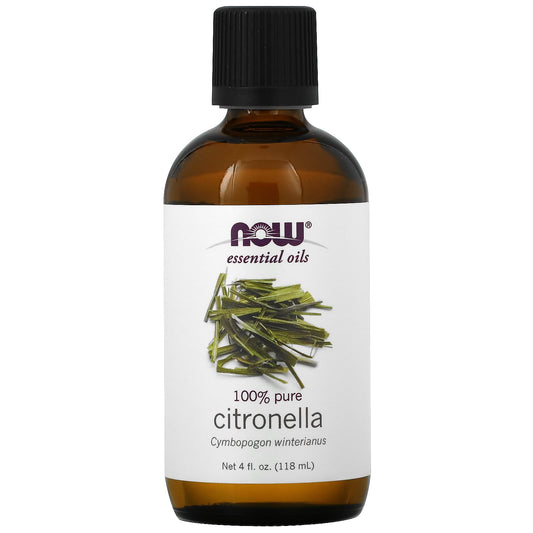 NOW Foods, Essential Oils, Citronella, 4 fl oz (118 ml) - Image 1