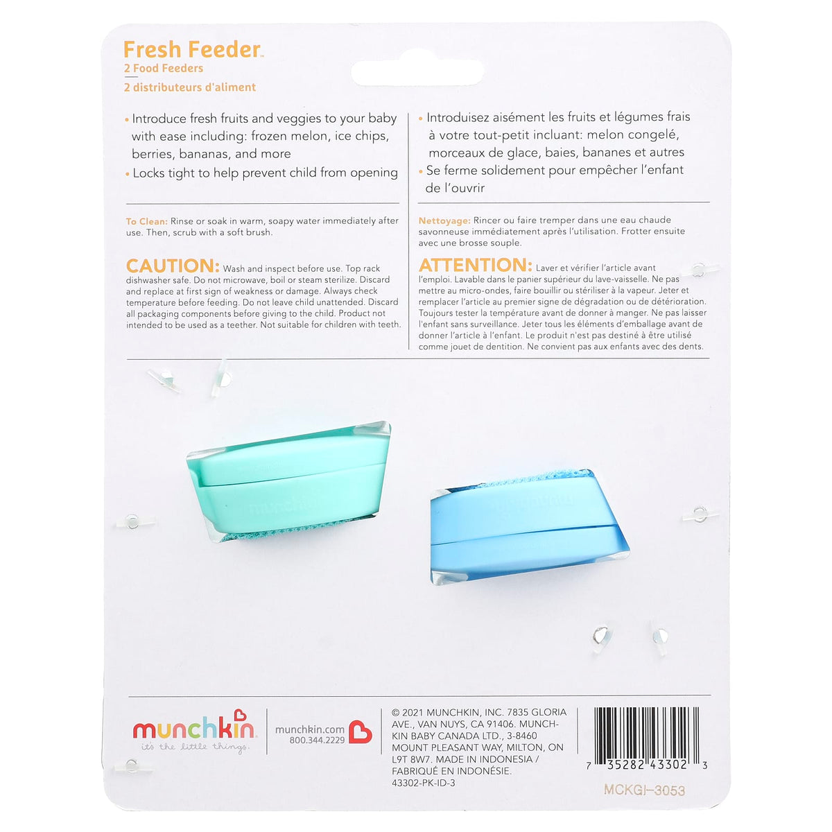 Munchkin, Fresh Feeder™, Food Feeders, 6 Months+, 2 Count - Image 2