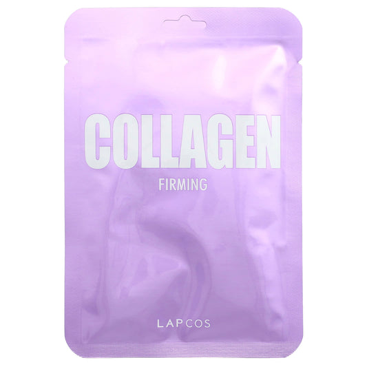 Lapcos, Collagen Firming Beauty Sheet Mask, 1 Sheet, 0.84 fl oz (25 ml) - Image 1