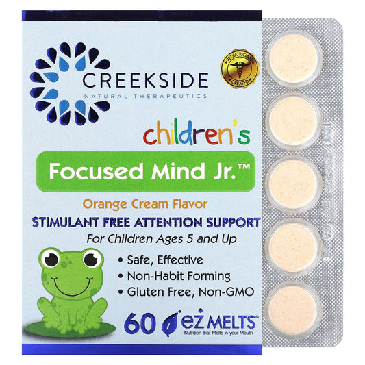 Natural Focus for Kids: Orange Cream Focused Mind Jr by Creekside Naturals - Image 1