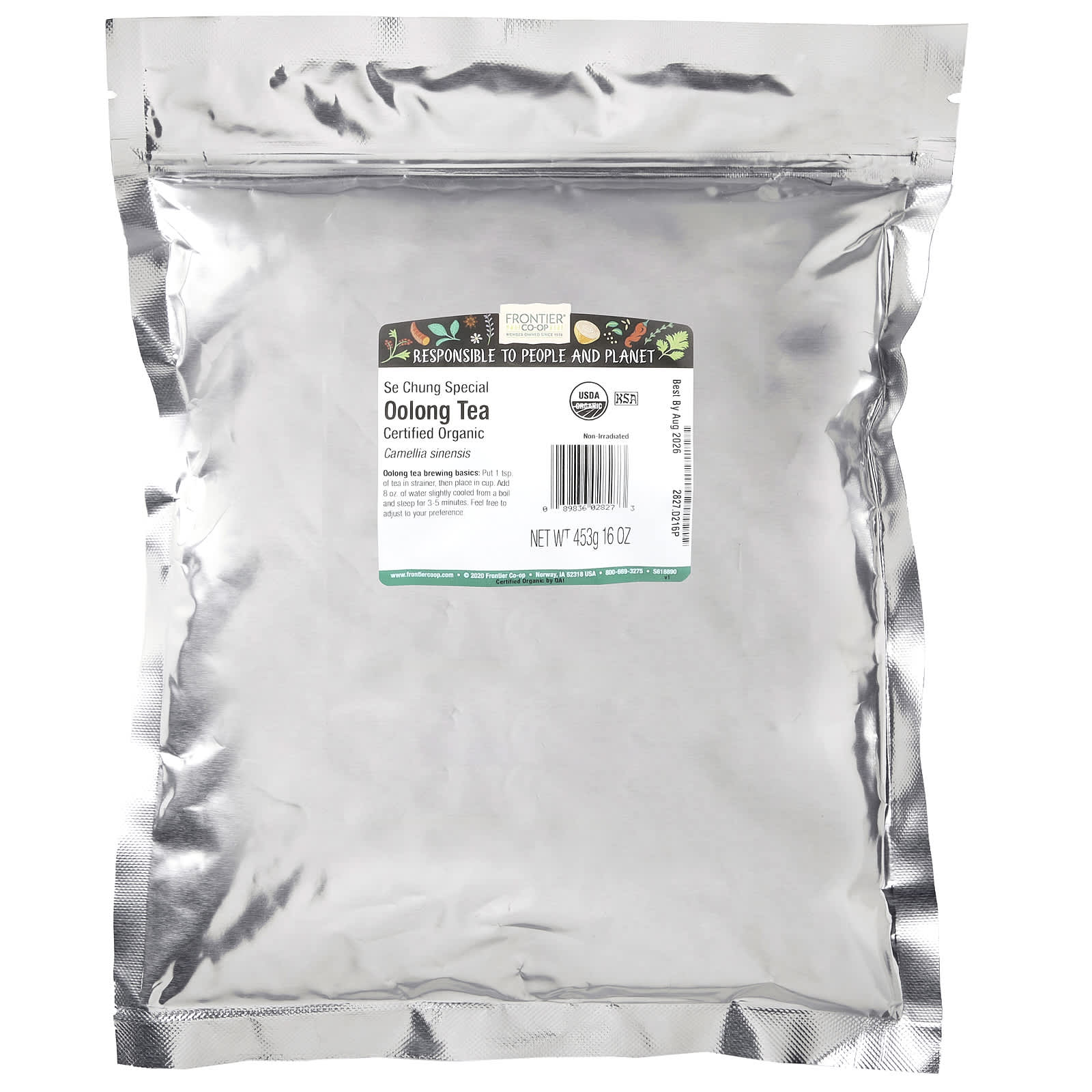 Se Chung Special Oolong Tea - Organic, USDA Certified, 16 oz - Image 2