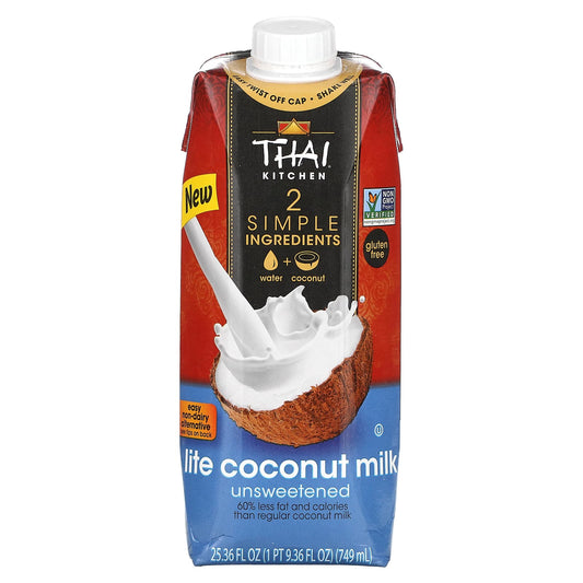Thai Kitchen, Lite Coconut Milk, Unsweetened , 25.36 fl oz (749 ml) - Image 1
