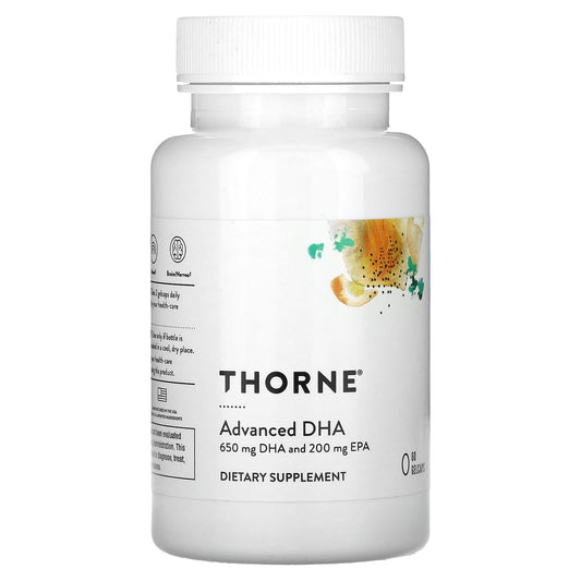Thorne, Advanced DHA, 60 Gelcaps - Image 1