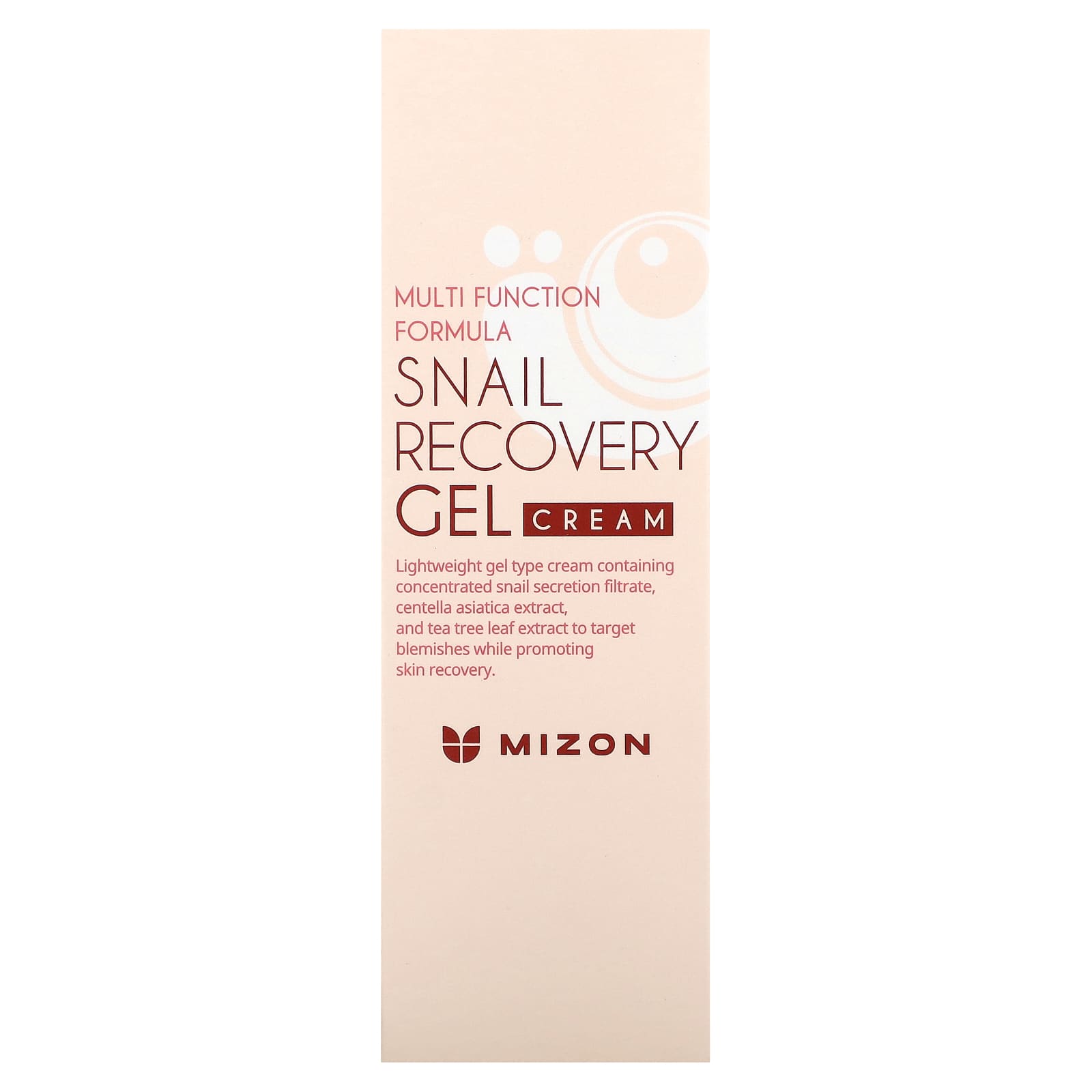 Mizon, Snail Recovery Gel Cream, 1.52 fl oz (45 ml) - Image 2