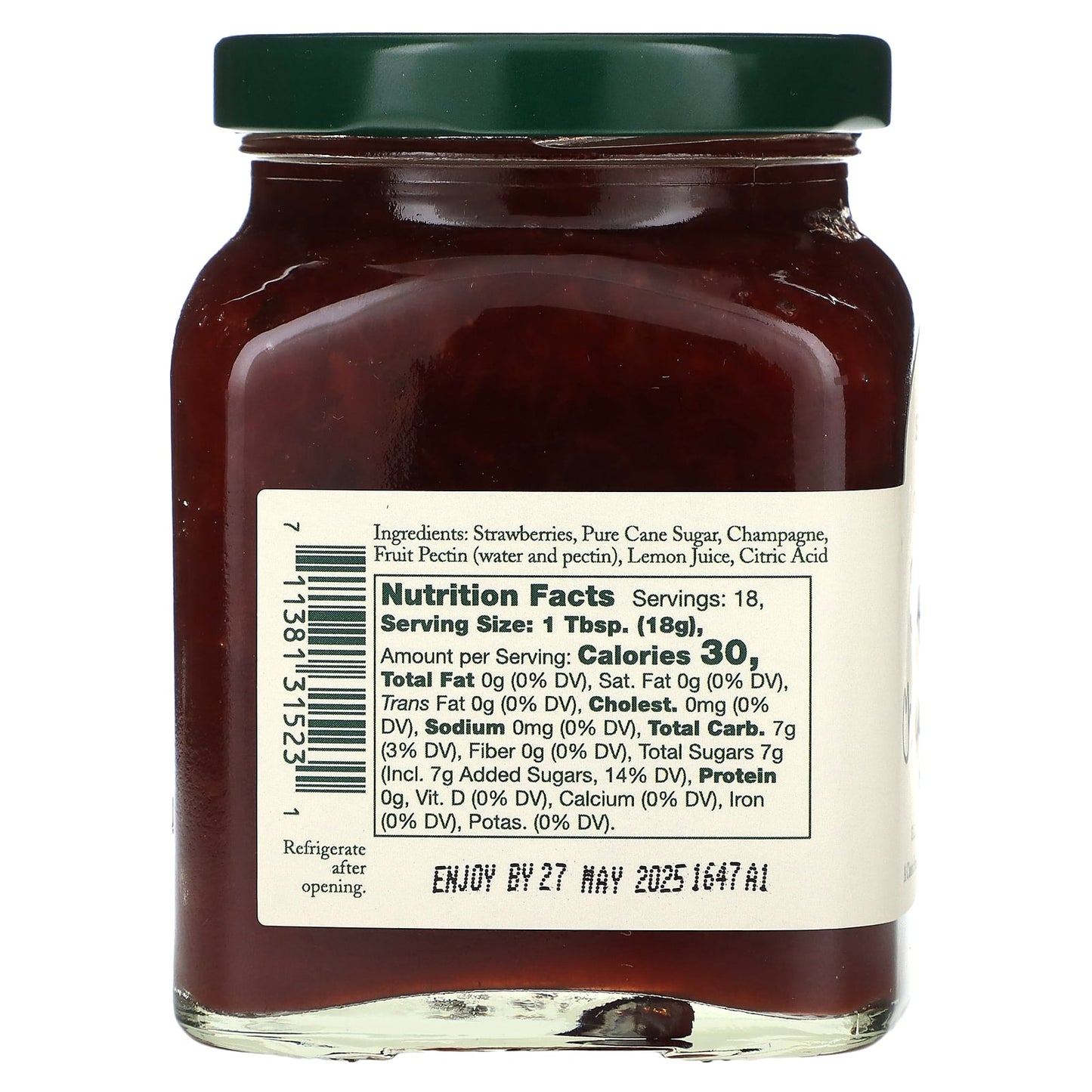 Stonewall Kitchen, Strawberry Champagne Jam, 11.5 oz (326 g) - Image 2