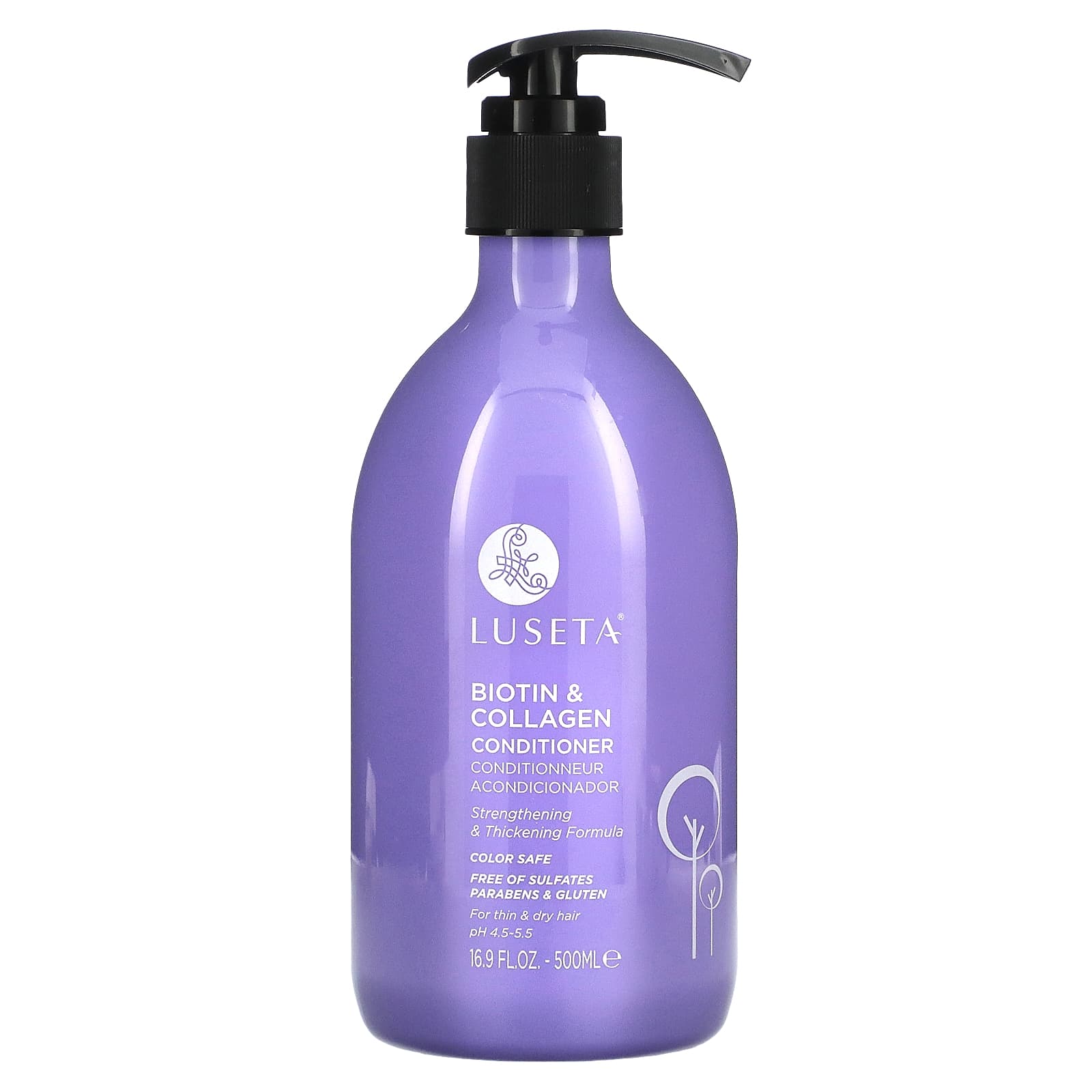 Luseta Beauty, Biotin & Collagen Conditioner, For Thin & Dry Hair, 16.9 fl oz (500 ml) - Image 1