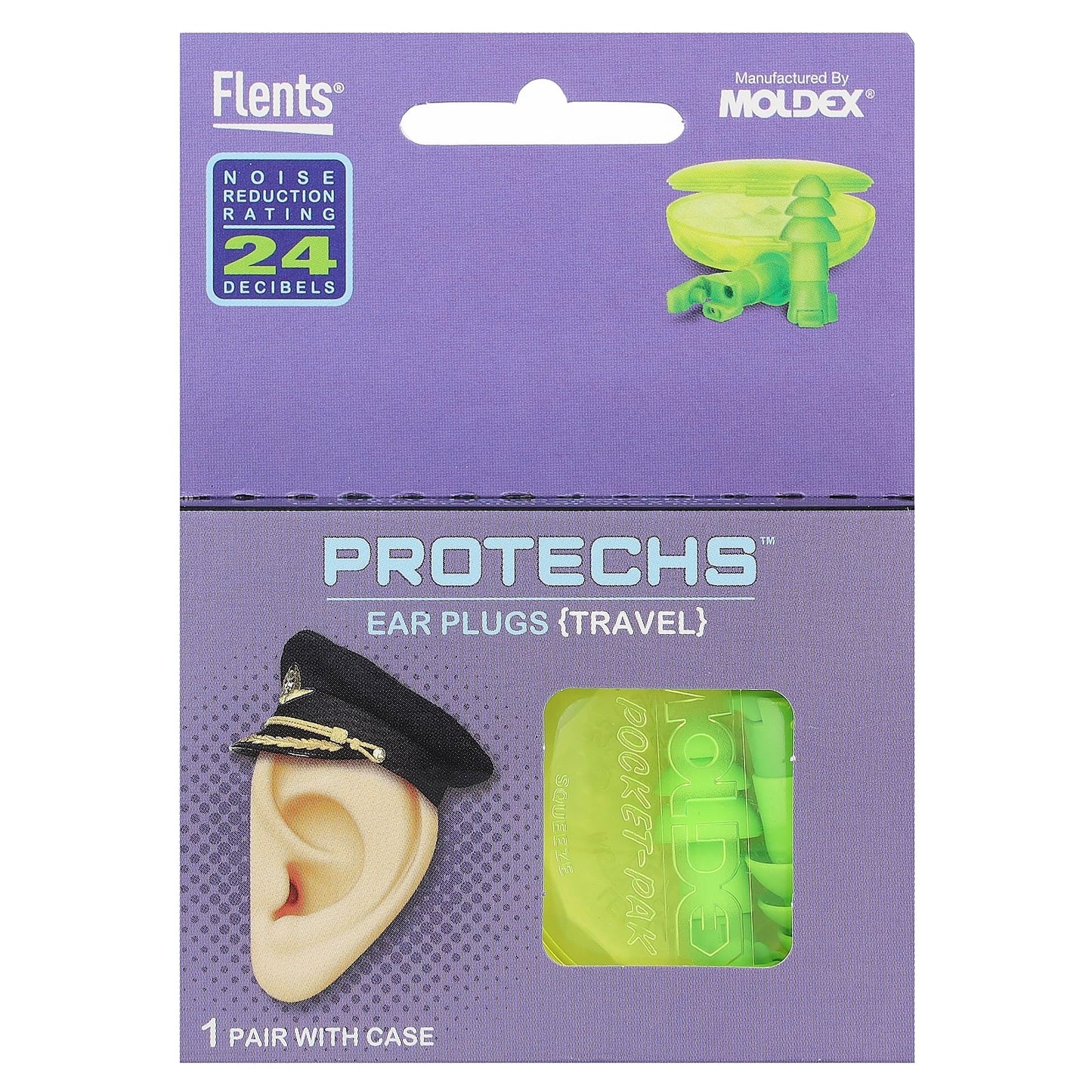 Flents Flip to Listen Ear Plugs - Reusable, Durable Travel Ear Protection - Image 1
