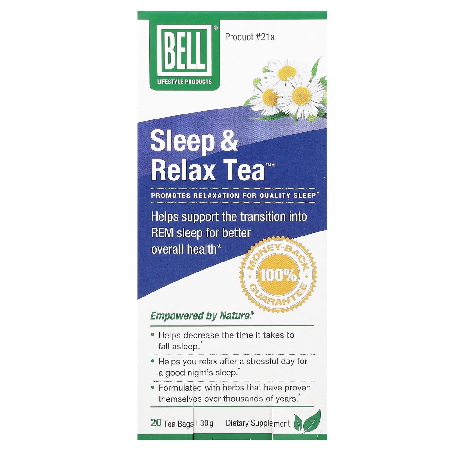 Sleep & Relax Tea - Natural Sleep Aid by Bell Lifestyle - Image 1