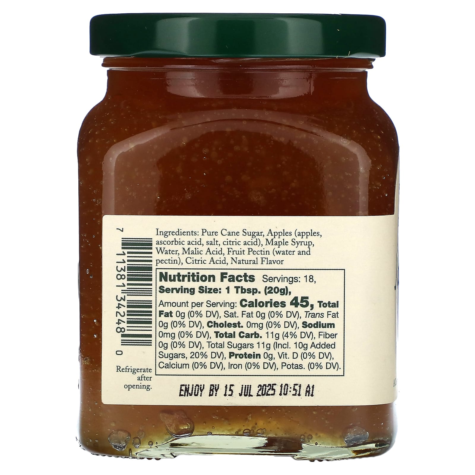 Stonewall Kitchen, Maple Apple Jam , 11.75 oz (333 g) - Image 2