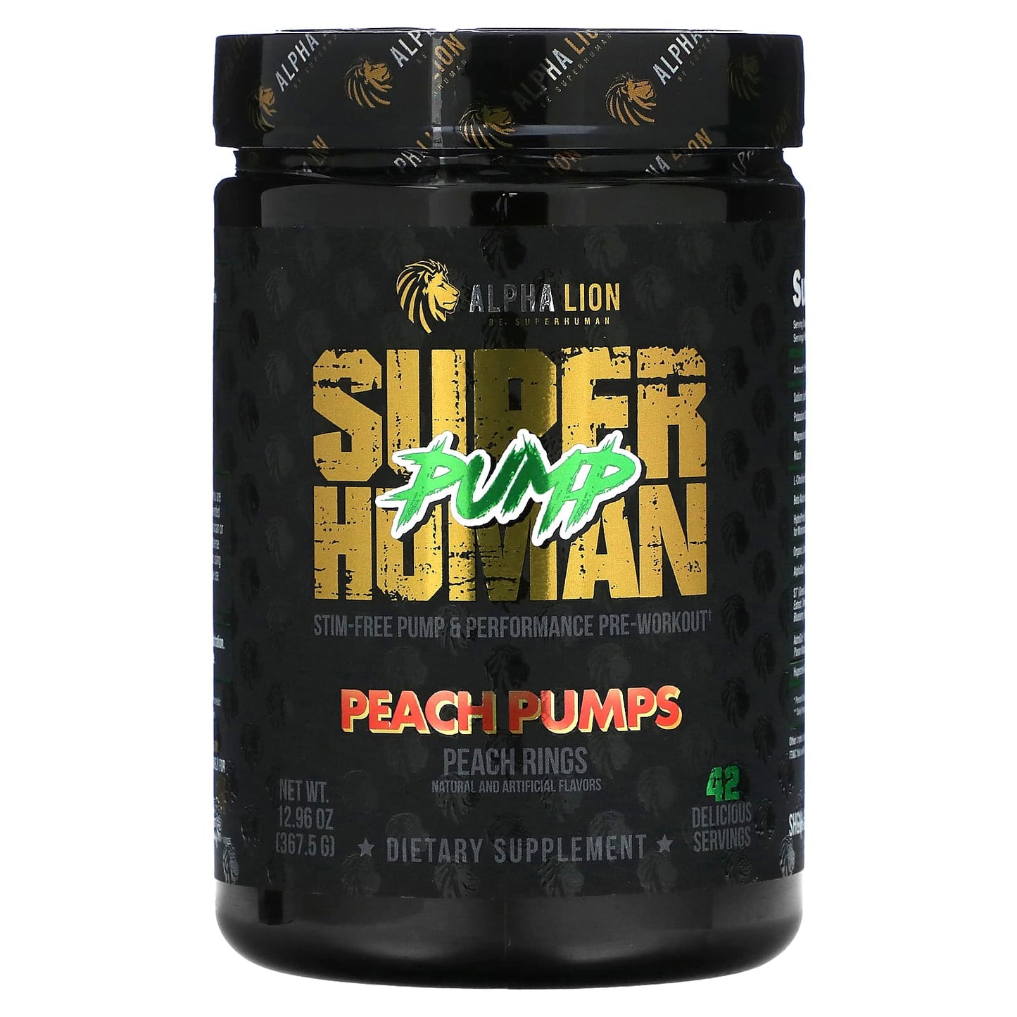 Alpha Lion Superhuman Pump Pre-Workout Supplement - Image 1