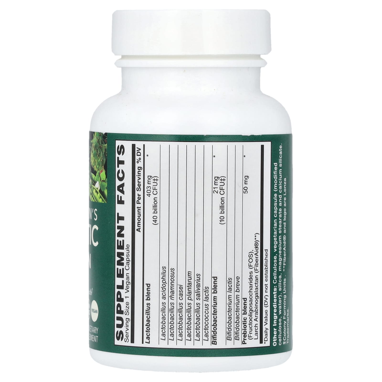PlantFusion, Daily Women's Probiotic, 50 Billion, 30 Vegan Capsules - Image 2