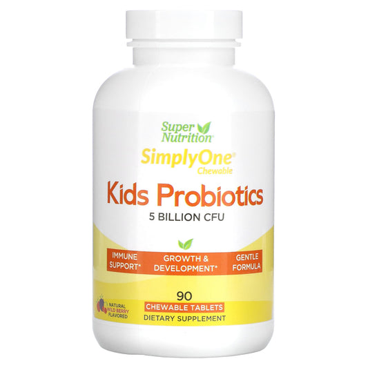 Wild Berry Kid's Probiotics - 5 Billion CFU, 90 Chewable Tablets - Image 1