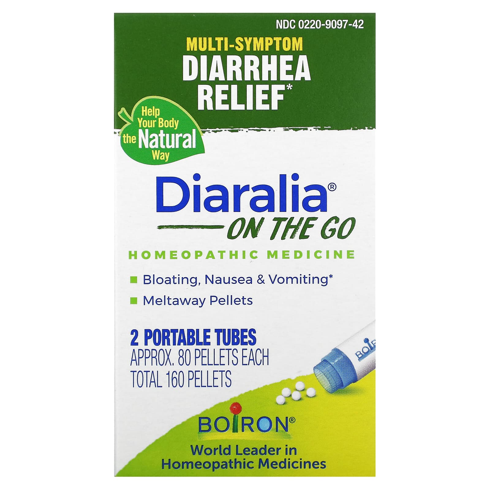 Boiron Diaralia On The Go, Fast Relief for Diarrhea & Stomach Issues - Image 1