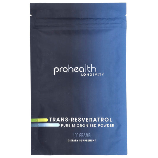 ProHealth Longevity, Trans-Resveratrol, Pure Micronized Powder, 100 g - Image 1