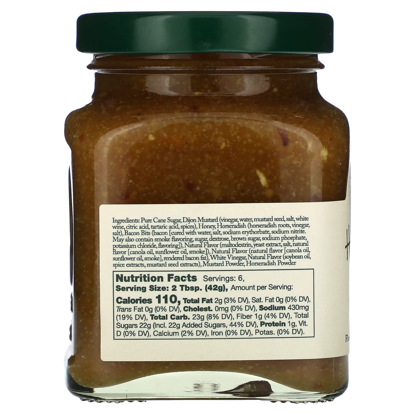Stonewall Kitchen, Horseradish Bacon Mustard Dip, 8.75 oz (248 g) - Image 2