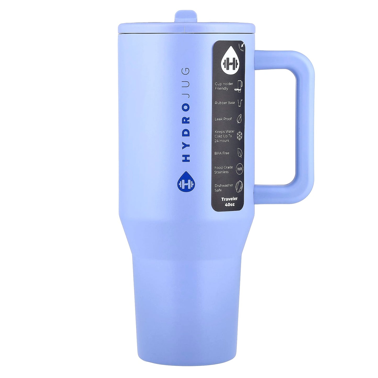 Insulated Travel Tumbler, Leak-Proof 40oz HydroJug - Image 1