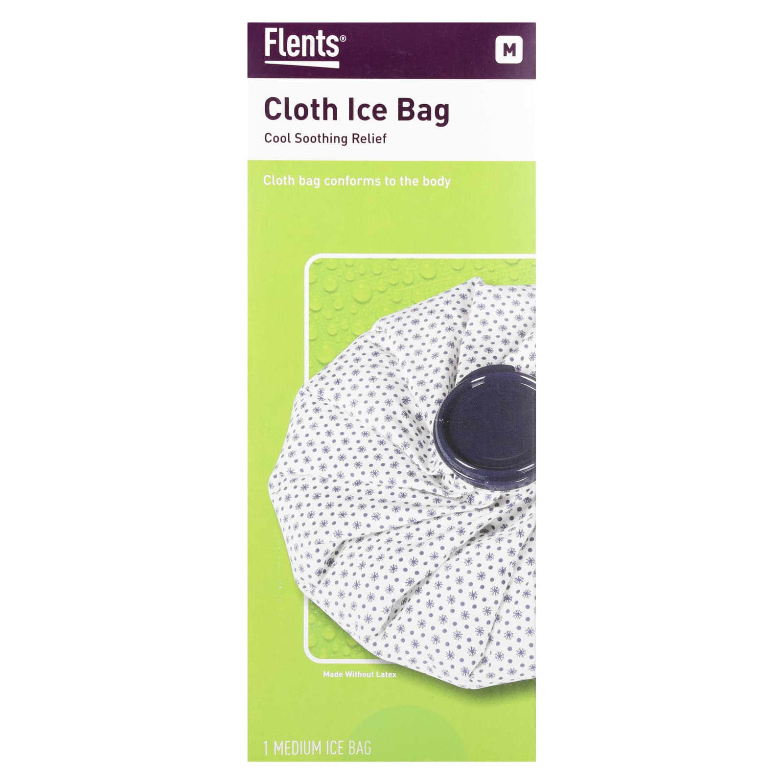 Flents Medium Cloth Ice Bag for Pain Relief and Swelling - Image 1