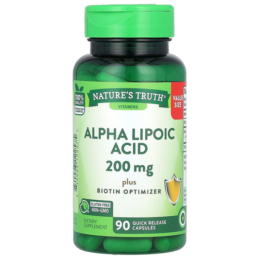 Nature's Truth, Alpha Lipoic Acid, 90 Quick Release Capsules - Image 1