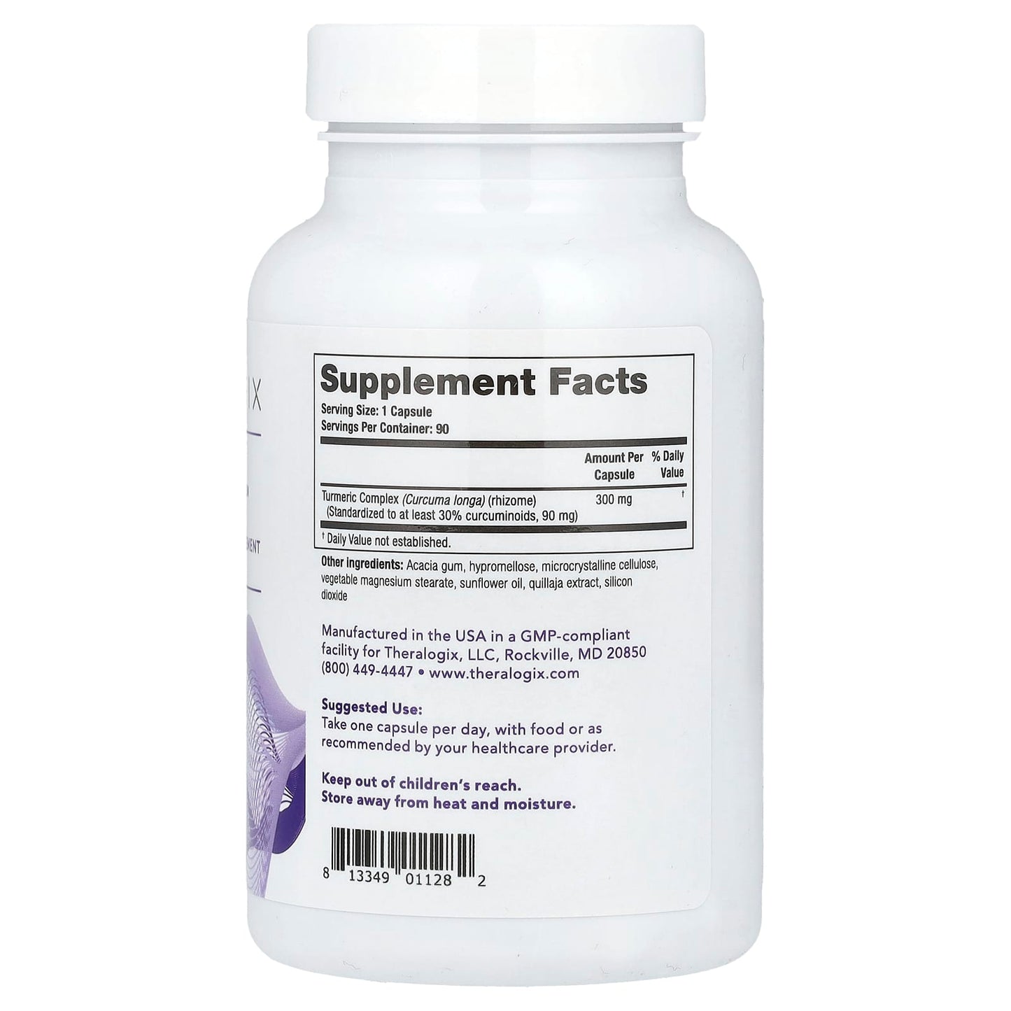 Theralogix, CurcuSorb, 90 Capsules (300 mg per Capsule) - Image 2