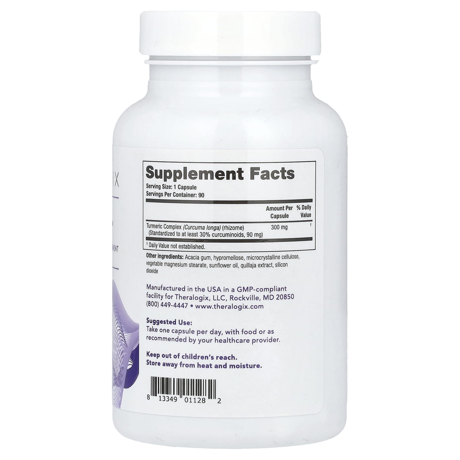 Theralogix, CurcuSorb, 90 Capsules (300 mg per Capsule) - Image 2