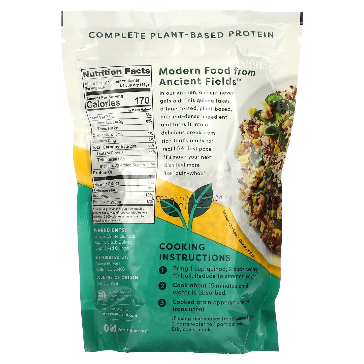 Organic Quinoa by Ancient Harvest - Complete Plant-Based Protein - Image 2