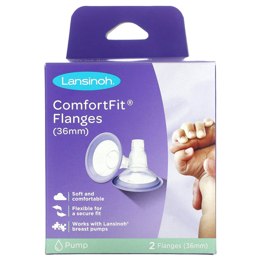 Lansinoh, ComfortFit Flanges, 36 mm, 2 Flanges - Image 1