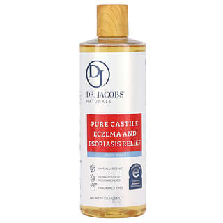 Natural Eczema Relief Body Wash - Fragrance Free, Sulfate Free - 16 oz