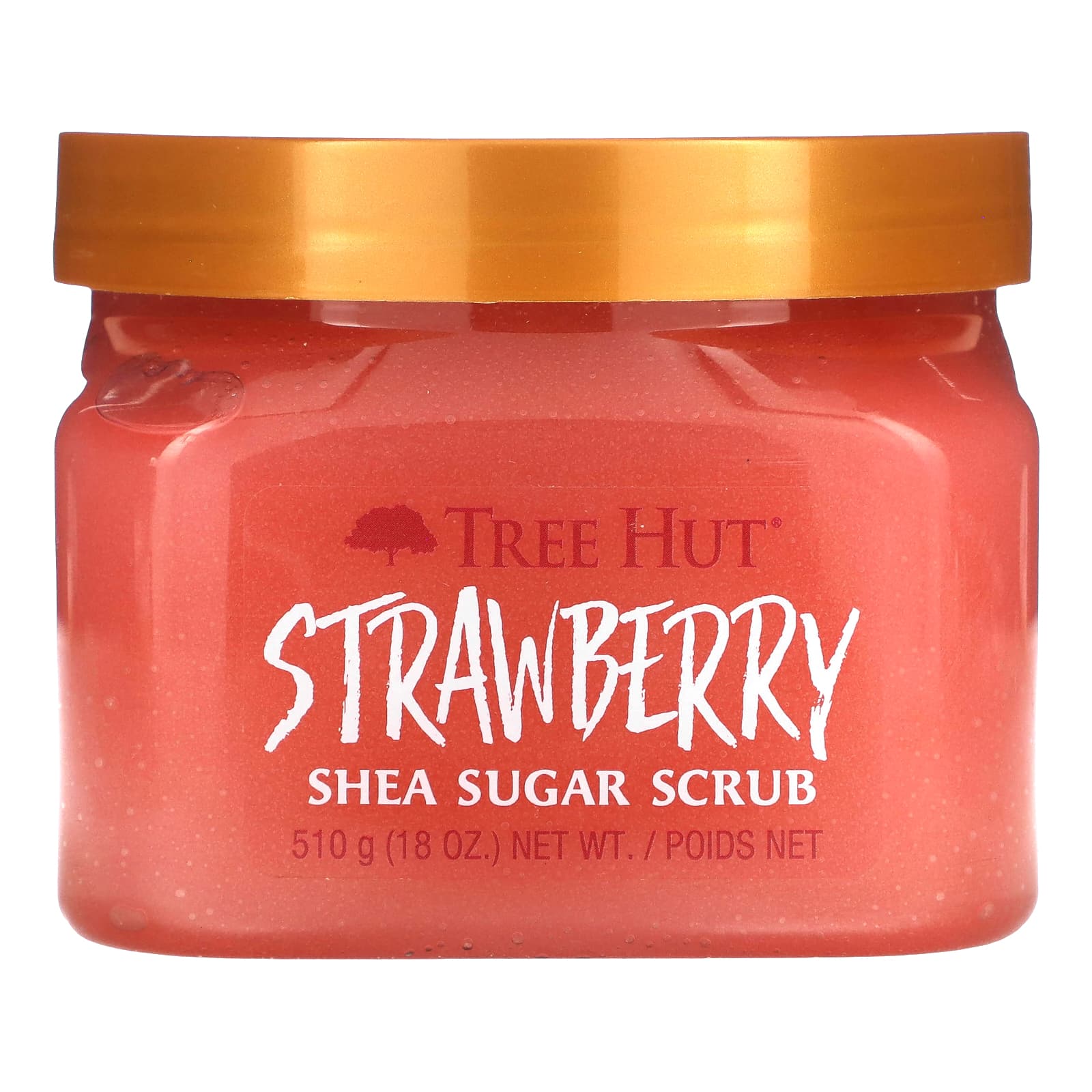 Tree Hut, Shea Sugar Scrub, Strawberry, 18 oz (510 g) - Image 1