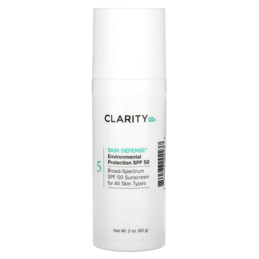 ClarityRx Environmental Protection Sunscreen SPF 50, 2 oz - Natural Moisturizer - Image 1